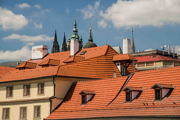 Prague roof tops