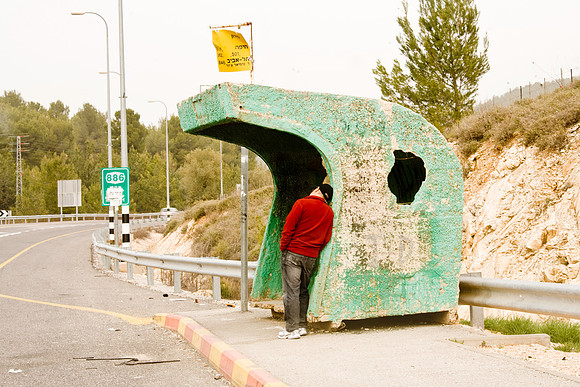 Peter recovering from a rough ride