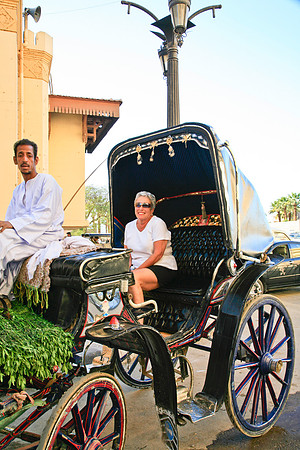 Elsa's ride in Luxor