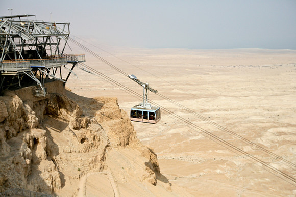 Lazy man's ride to Massada