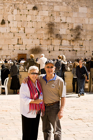 Elsa and Peter Western wall