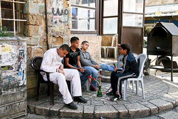 boys having a smoke