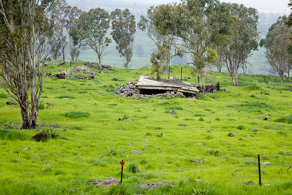 Syrian bunker Golan Heights